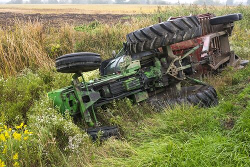 A,Tractor,And,Cart,From,A,Local,Farm,Lay,In